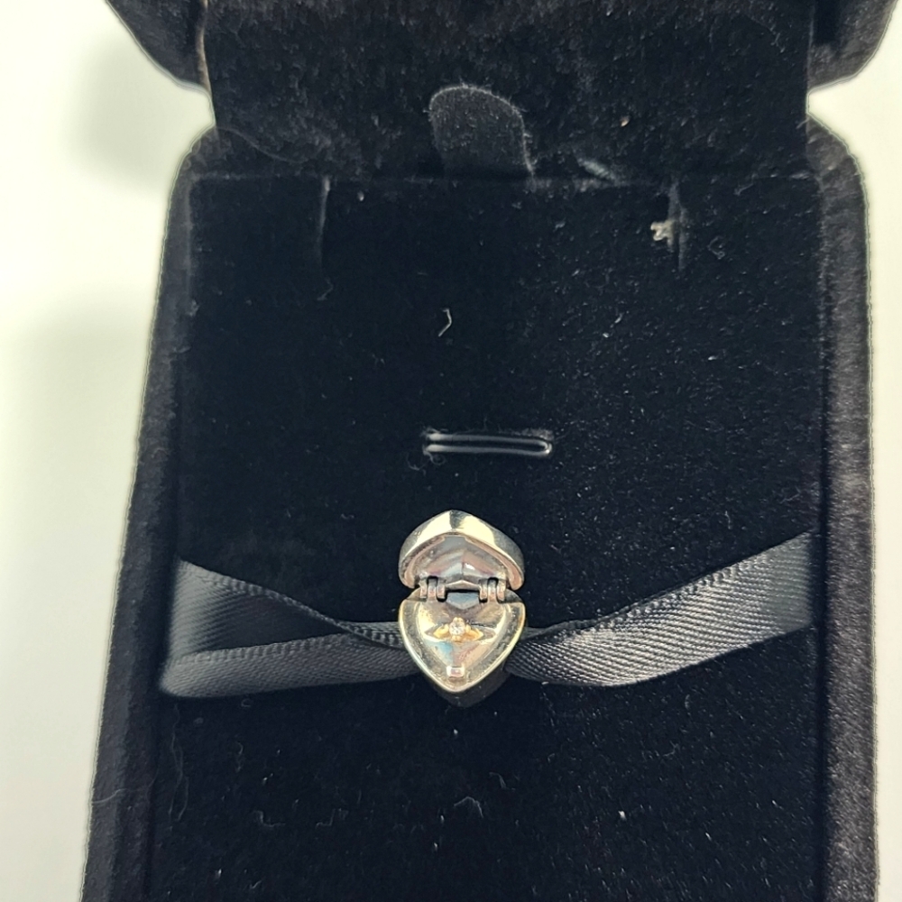 Pandora Gift from the heart 925 Sterling Silver 14K Gold accent ✨️Retired✨️